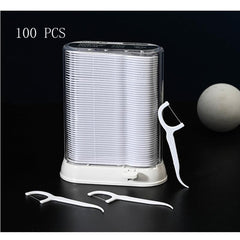 100 Bamboo Charcoal Dental Floss Auto Box