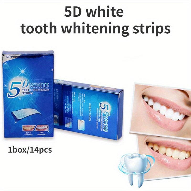 Teeth Whitening Strips 14pcs Set Non Sensitive Tooth Bleaching Brightening