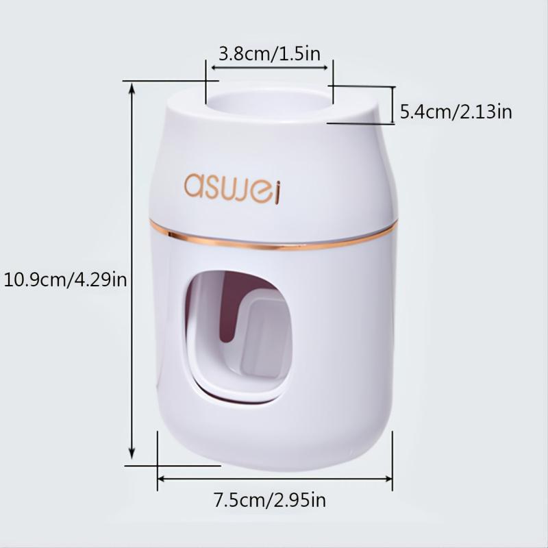 Toothpaste Squeezer with Storage Rack - Easy Refills