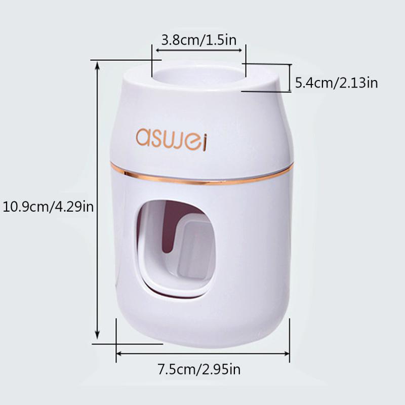 Toothpaste Squeezer with Storage Rack - Easy Refills