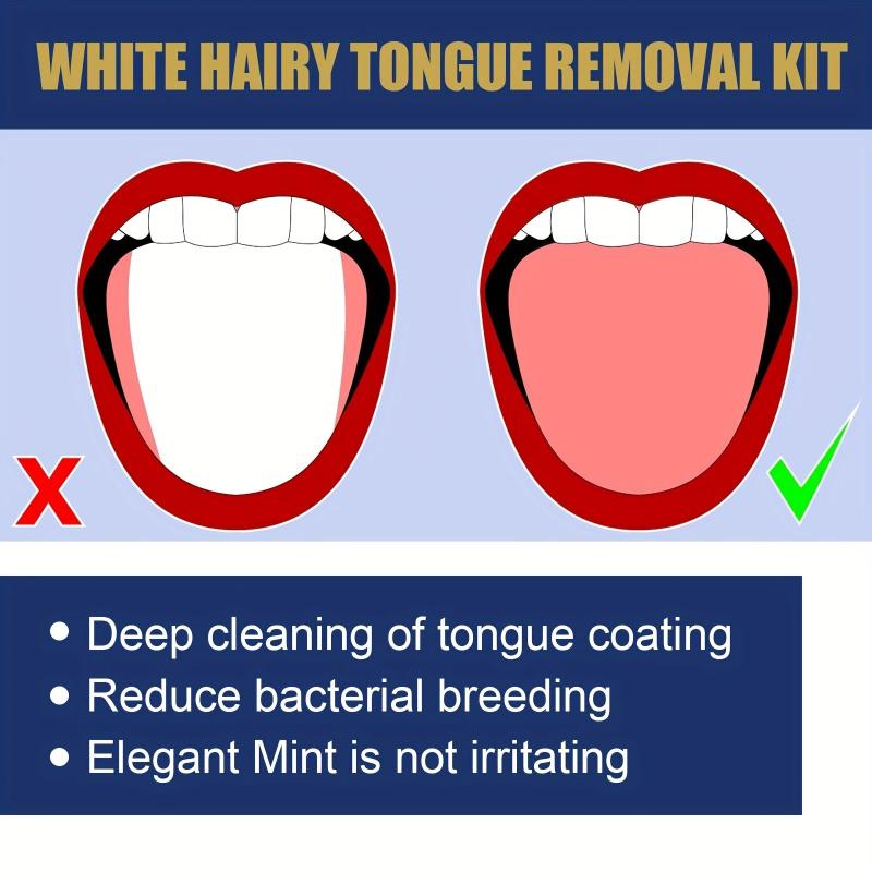 Tongue Cleaning Set Deodorization Fresh Breath Tongue Brush