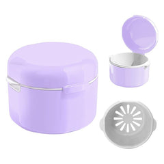 Stylish Denture Case and Box for Organizing Dentures