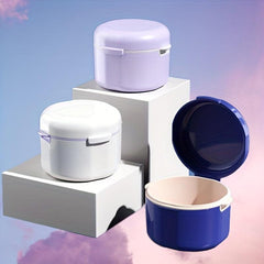 Stylish Denture Case and Box for Organizing Dentures