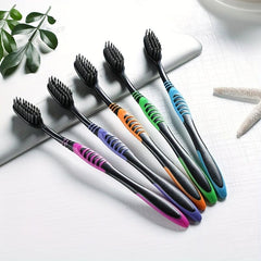 10 Pack Soft Bristle Toothbrush Set for Family Oral Care