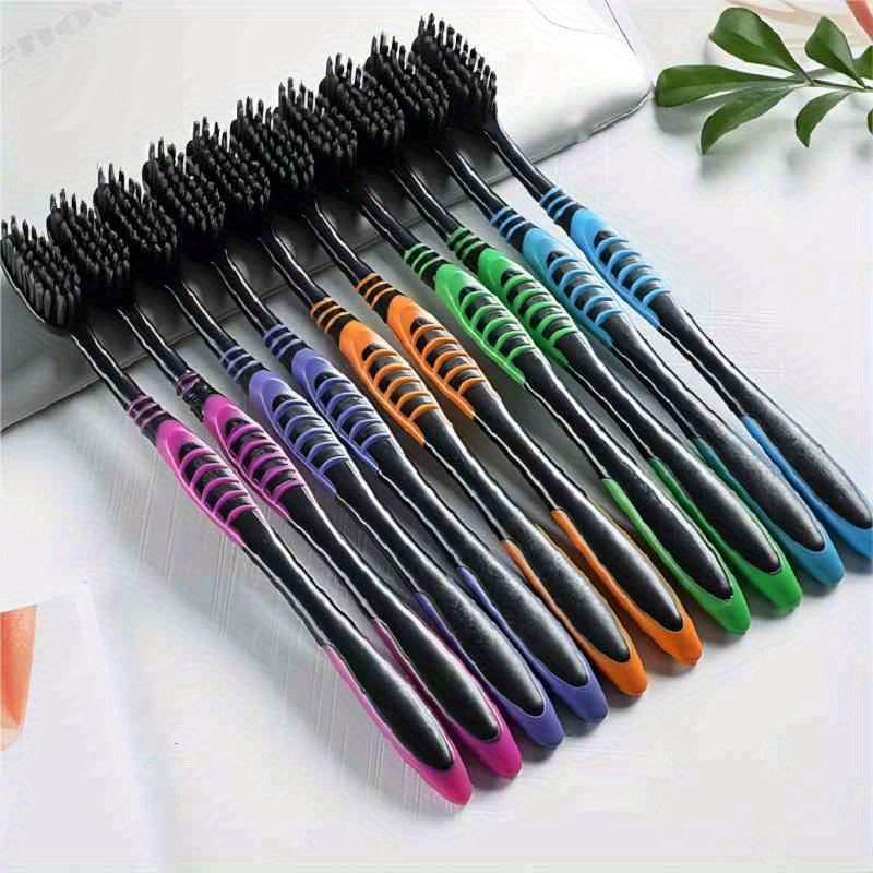 10 Pack Soft Bristle Toothbrush Set for Family Oral Care