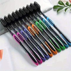 10 Pack Soft Bristle Toothbrush Set for Family Oral Care