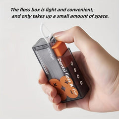 Dental Floss Picks Dispenser Storage Box Automatic Floss Pick Dispenser