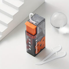 Dental Floss Picks Dispenser Storage Box Automatic Floss Pick Dispenser