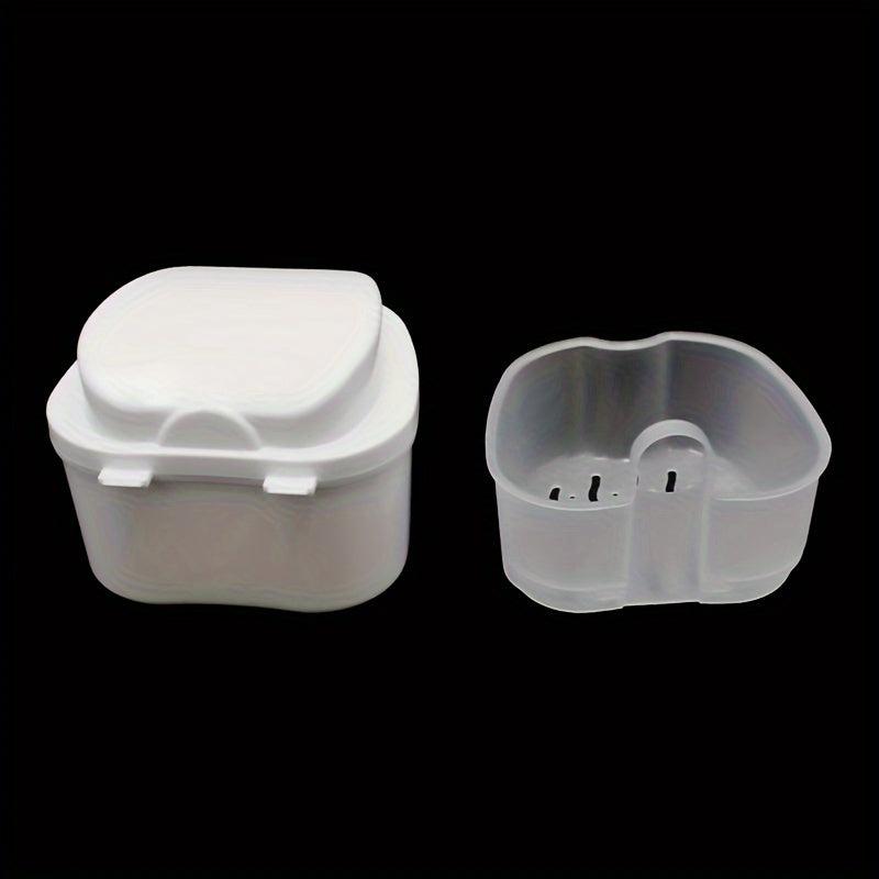 Denture Braces Bath Case Cup Box Holder False Teeth Storage Container