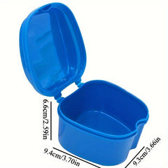 Denture Braces Bath Case Cup Box Holder False Teeth Storage Container
