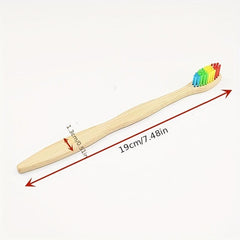 10pcs Bamboo Toothbrushes BPA Soft Bristles Oral Care