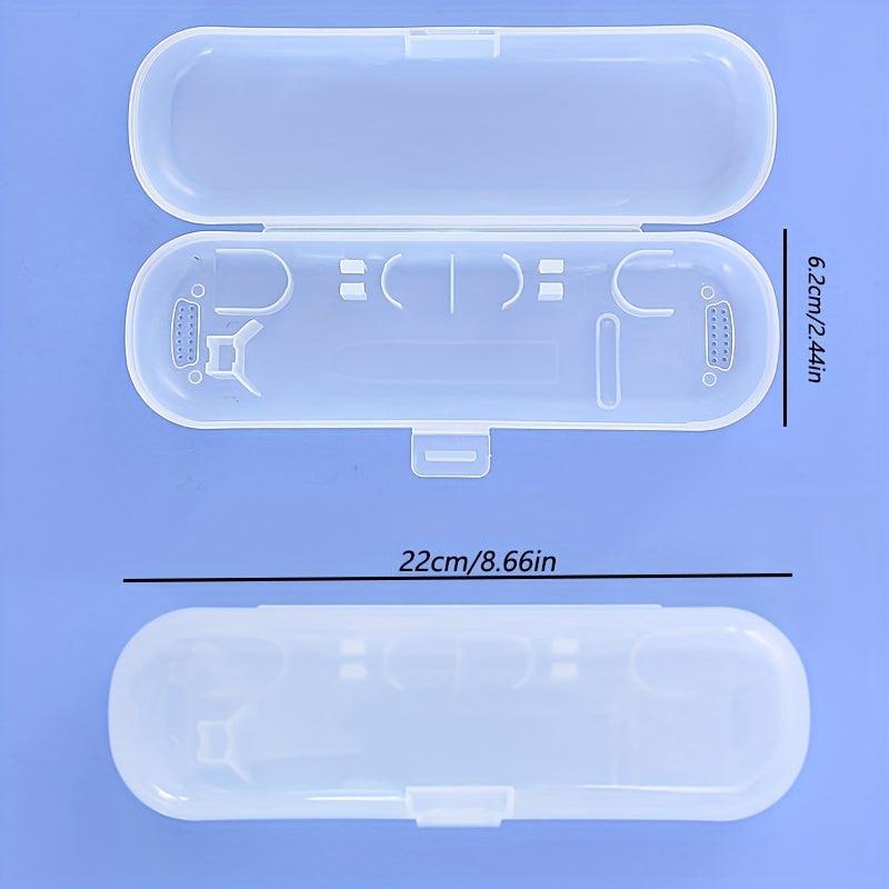 Travel Toothbrush Storage Box - Transparent Portable Case