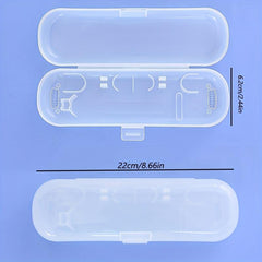Travel Toothbrush Storage Box - Transparent Portable Case