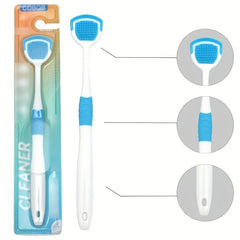 5pcs Tongue Scraper Reduce Bad Breath Oral Care Silicone Tongue Cleaners