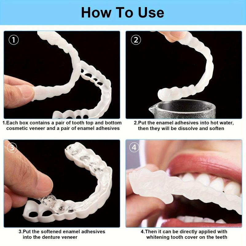 Box Veneers Teeth Braces Top And Bottom Cosmetic Tooth Kit