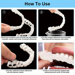 Box Veneers Teeth Braces Top And Bottom Cosmetic Tooth Kit