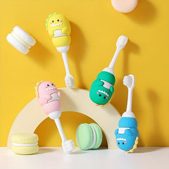Cartoon Toothbrush with Soft Bristles for Sensitive Teeth Gums