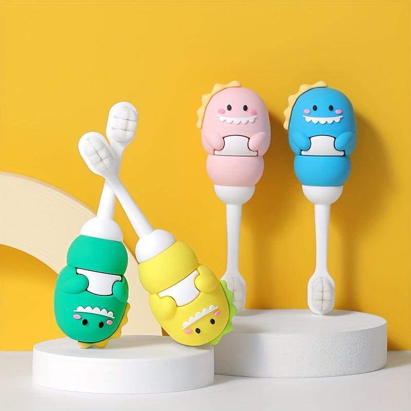Cartoon Toothbrush with Soft Bristles for Sensitive Teeth Gums