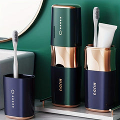 Portable Toothbrush Storage Container and Gargle Cup