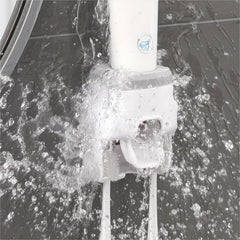 Toothbrush Holder with Automatic Toothpaste Squeezer