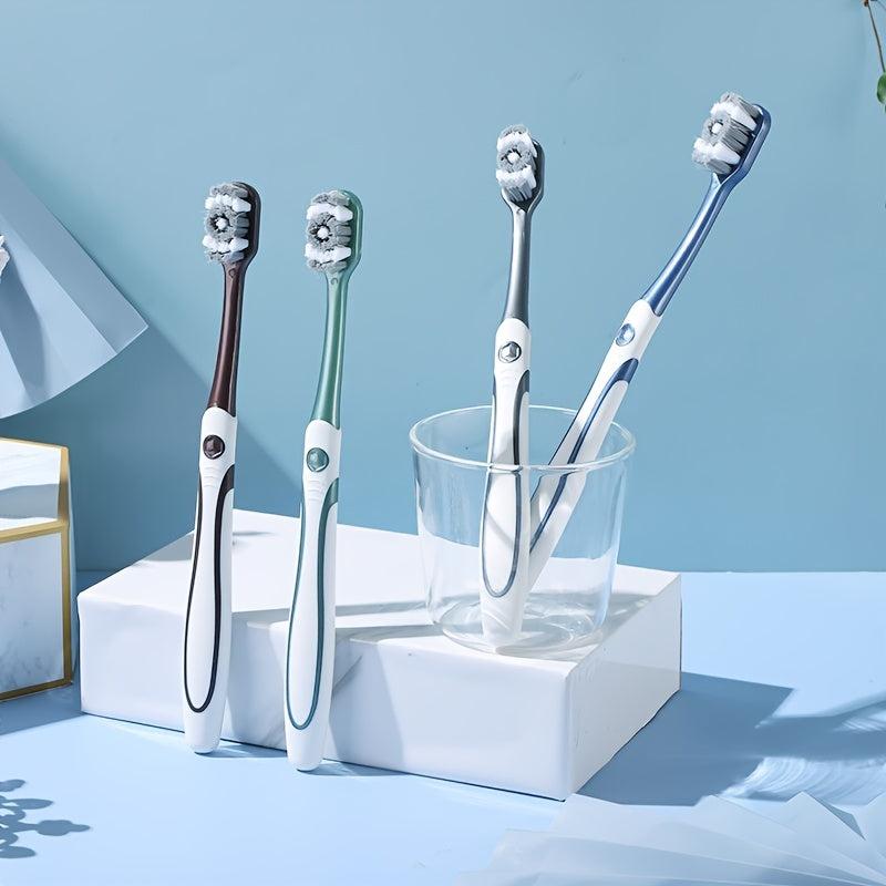8pcs Smoke Removal Teeth Stain Knot Stone Toothbrush
