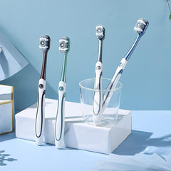 8pcs Smoke Removal Teeth Stain Knot Stone Toothbrush