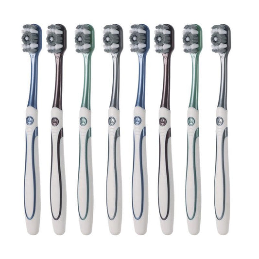 8pcs Smoke Removal Teeth Stain Knot Stone Toothbrush