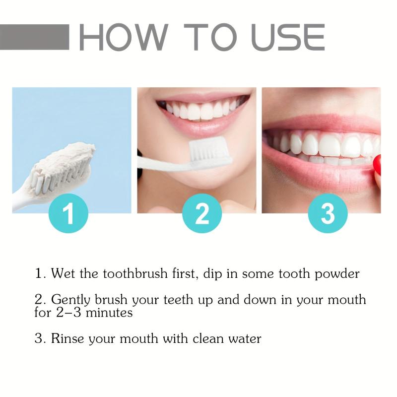 Teeth Whitening Powder Tea Coffee Wine Stain Remover