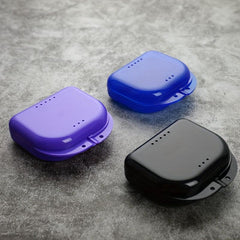 Denture Aligner Case False Teeth Holder Box Soak Container