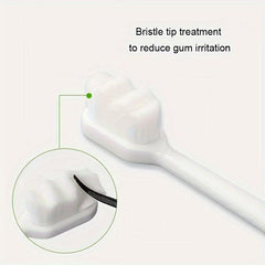 4 Pcs Ultra Soft Micro Nano Toothbrushes for Deep Oral Care