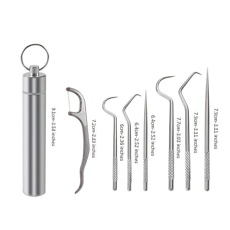 Stainless Steel Dental Cleaning Kit - Professional Teeth Cleaner for Home Use