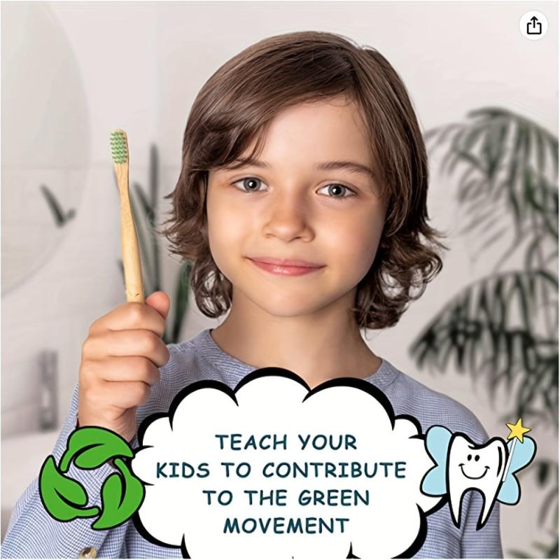 6pcs Bamboo Toothbrushes Soft Bristle Eco Friendly Natural Wooden Toothbrushes