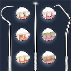 4pcs Stainless Steel Toothpick Set with Keychain Box