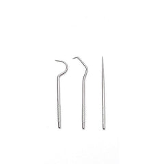 4pcs Stainless Steel Toothpick Set with Keychain Box