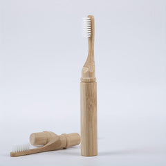 Bamboo Portable Manual Toothbrushes for Sensitive Teeth Gums