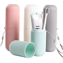 Portable Toothbrush Storage Bag with Gargle Cup