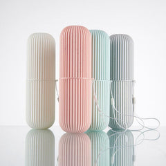 Portable Toothbrush Storage Bag with Gargle Cup