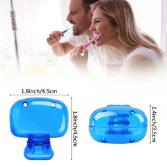 4 Pack Toothbrush Head Cover Case Storage Box Portable ToothBrush Protector Cap