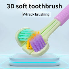 Soft Bristle Travel Toothbrush For Complete Oral Care