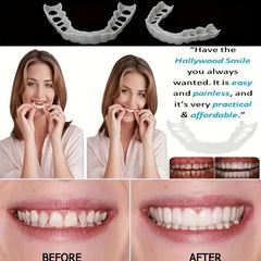 Veneers Teeth Braces Top and Bottom Whitening Dentures