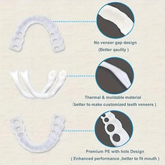 Veneers Teeth Braces Top and Bottom Whitening Dentures