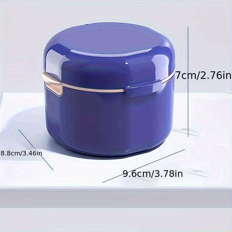 Denture Braces Bath Case Cup Box Holder False Teeth Storage Soak Container