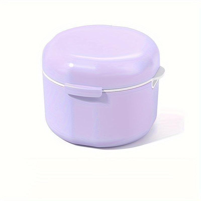 Denture Braces Bath Case Cup Box Holder False Teeth Storage Soak Container
