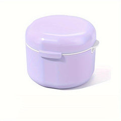 Denture Braces Bath Case Cup Box Holder False Teeth Storage Soak Container