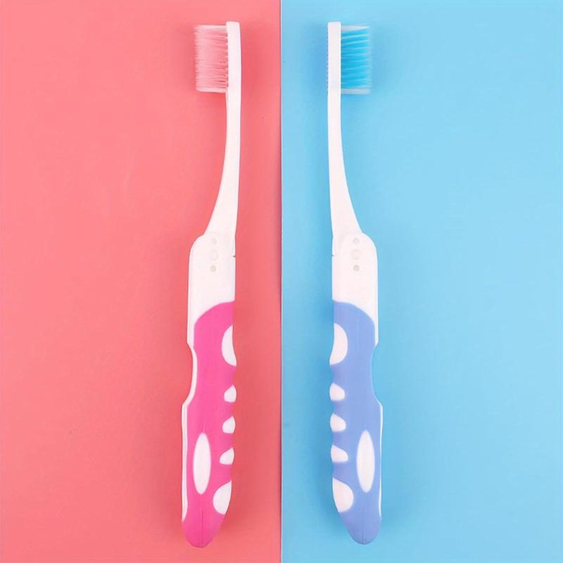Portable Foldable Travel Toothbrushes - 4 Pack