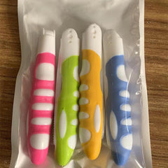 Portable Foldable Travel Toothbrushes - 4 Pack