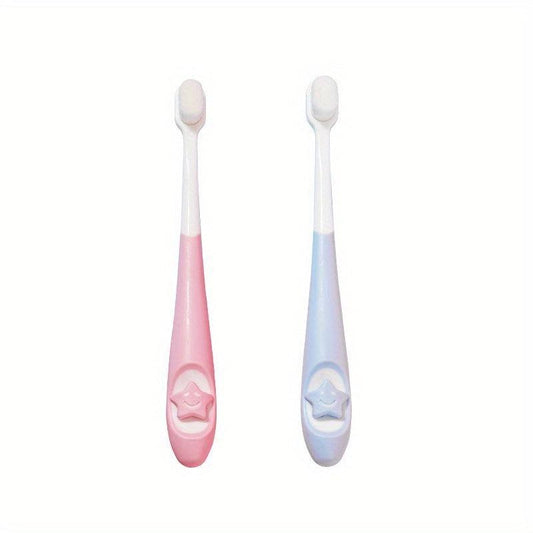 4pcs Cartoon Star Toothbrushes Extra Soft Bristles