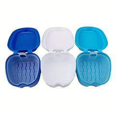 Denture Braces Bath Case Cup Box Holder False Teeth Storage Container