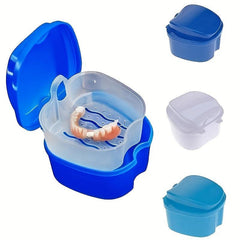 Denture Braces Bath Case Cup Box Holder False Teeth Storage Container