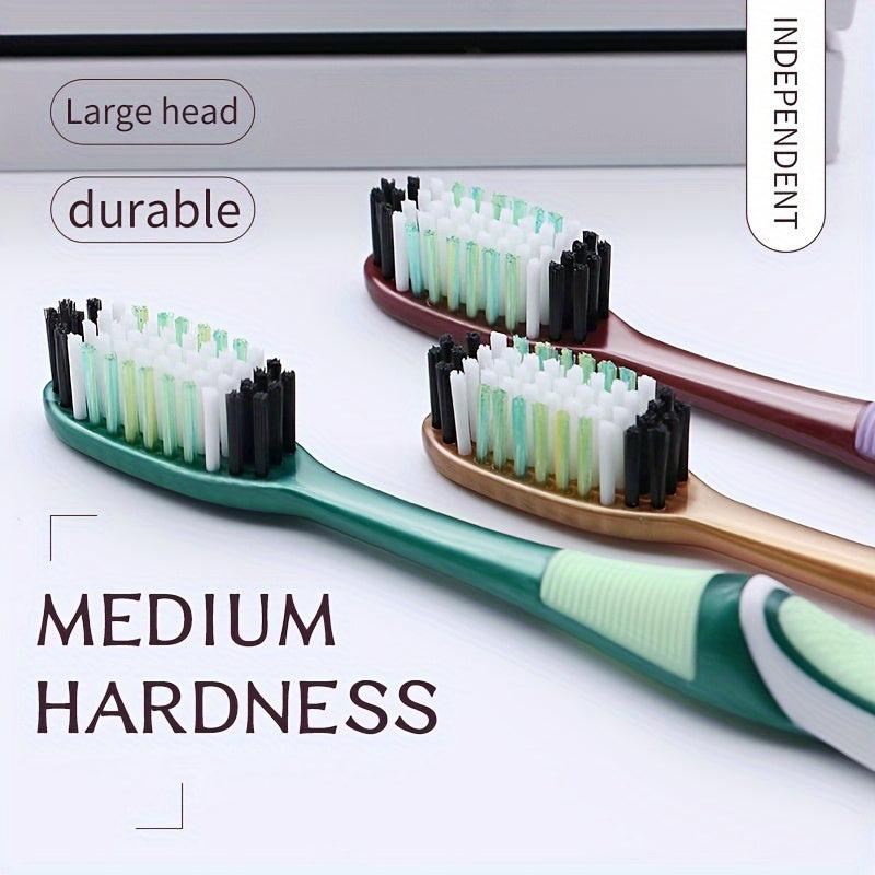 Medium Hard Bristle Manual Toothbrush for Daily Oral Care